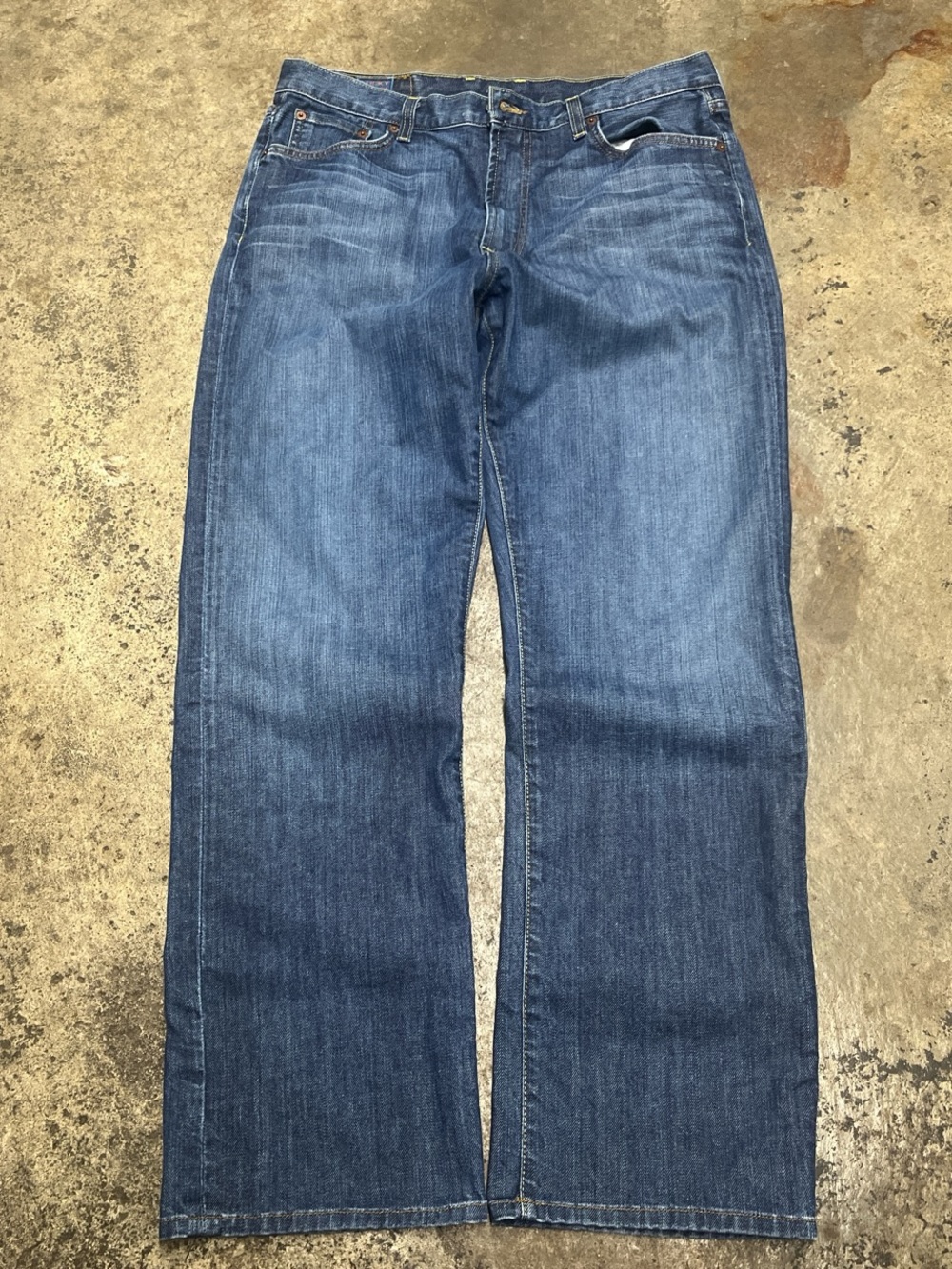 Vintage Lucky Brand Bootcut Jeans Men’s 36 x 32 Faded Stretchable Streetwear 90s